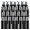 2oz Foam Pump Bottle (30PCS) Empty Travel Foaming Dispenser for Hand Soap, Lash Cleanser, Shampoo (60ml, Black