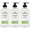 J.R. Watkins Gel Hand Soap, 3 Pack of 11 Fl Oz, Aloe & Green Tea
