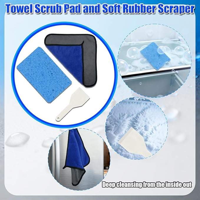 Refrigerator Drain Cleaning Tools Set, Fridge Water Line Cleaner Brush, Refrigerator Drain Accessories（19 Pcs）