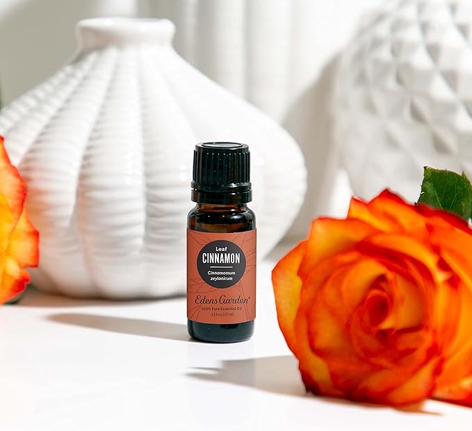 Edens Garden Cinnamon- Leaf Essential Oil- 100% Pure Premium Grade, Undiluted, Natural, Therapeutic, Aromatherapy, The Best for Diffuser, Candle, Laundry, Humidifiers 10 ml (.33 fl oz)