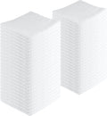 Microfiber Cleaning Cloths, 240 Pack, 16"x16", All-Purpose, Softer, Highly Absorbent, Lint-Free, Reusable, Washable Pro Towels, White, for House, Kitchen, Bathroom, Car, Office