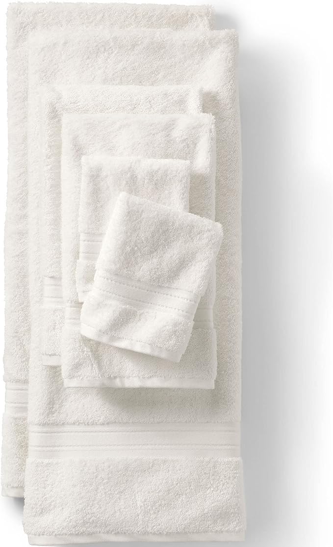 Lands' End Supima Towel Ivory Bath- Bath Towel