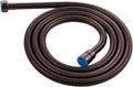 Angle Simple Handheld Shower Hose Replacement G 1/2 Thread Type, Stainless Steel Flexible Shower Head Hose Extra Long, 79 Inches, Oil Rubbed Bronze