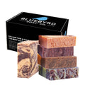Bluebyrd Gourmet Assorted Handmade Soap Bars for Women & Men | Large, 25 oz Gift Set of 5 Natural Cleansing Bars - Chocolate Orange, Coffee, Mocha, Mint Chocolate | Vegan Soap Gift (Gourmet)