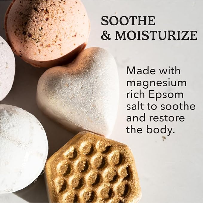 Pacha Soap Co. Froth Bath Bombs - Sweet Honey Almond, Cherry, Coconut, Almond, and Vanilla Scented, Nourishing Essential Oils, Handcrafted in USA Bath Fizzies for Moisturizing and Self-Care, 3-Pack