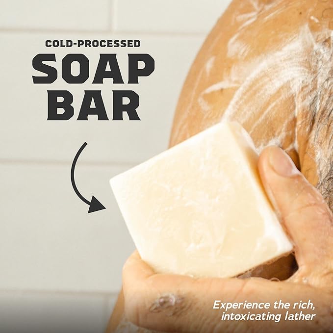Dr. Squatch Natural Bar Soap for Men - Cold Process Soap with No Harsh Chemicals - Rainforest Rapids, Fresh Falls & Cedar Citrus (5 oz, 3-Pack)