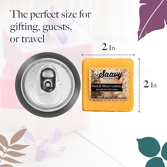 Saavy Naturals Artisan Soap Pack (10 Square Pack)