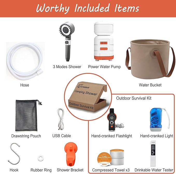 Portable Camping Shower Kits