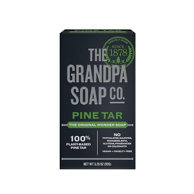 Grandpa's Pine Tar Soap Medium Size - 3.25 oz