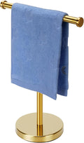 Gold Towel Rack Hand Towel Stand, Bathroom Towel Holder Stand SUS304 Stainless Steel (Gold)