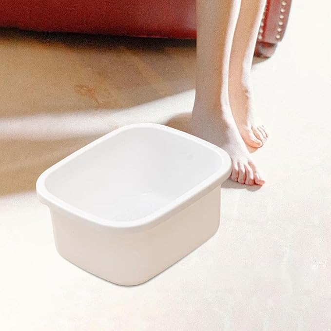 Foot Bath for Soaking Feet,Lightweight,Pedicure Foot Soak,Foot Bathtub,Foot Bucket Foot Soak Tub for Foot Soak Bath Pedicure, white S
