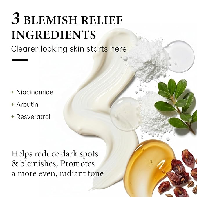 2 PCS Relief Cream, Korean Skin Care Moisturizer with Niacinamide, Arbutin & Tranexamic Acid, Barrier Cream for Soothing Repairing & Blemish Care, Vegan & Gentle Formula for All Skin Types, 1.69 Fl Oz