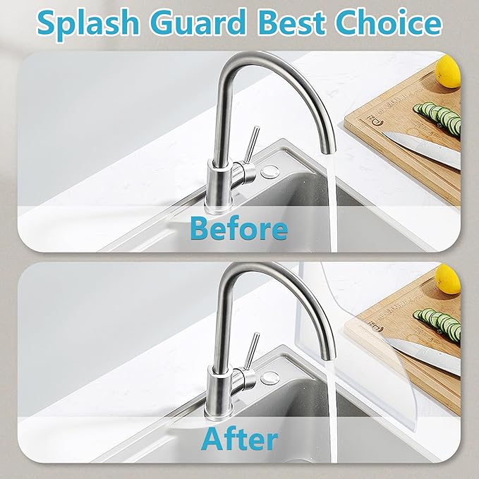 2 Pcs Bathtub Water Guards,Bathroom Shower Splash Guard for Tub, Shower Water Guard for Bathtub Shower Guards Removable, Bathtub Water Splash Guards Corner Guards to Keep Water in Shower Bath