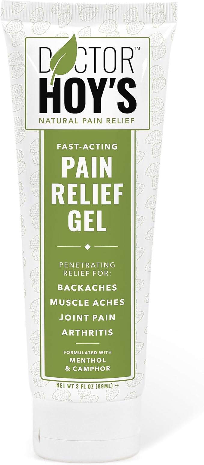 DOCTOR HOY'S Natural Pain Relief Gel, Topical Arnica Anti-Inflammatory Gel for Arthritis, Joint Pain, and Muscle Strains - Clean, Safe and Effective Pain Relief