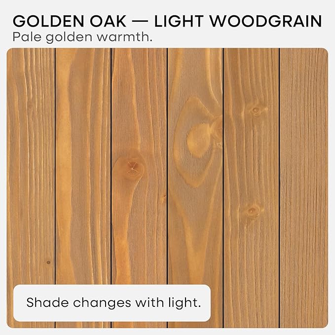 Homeforia 42 inch Golden Oak Floating Shelf, High End Solid Real Wood 42inch Small Floating Shelves for Wall Mounted, Oak Wooden 42in Floating Shelves, Heavy Duty Bracket, 42 X 6.5 X 1.75 in, Set of 2