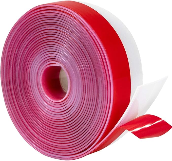 TORRAMI Wide Silicone Weather Stripping 3 inch Width 20 Feet Length, Draft Stopper Seal for Barn and Garage Door Under Bottom,Top, Sides, Transparent
