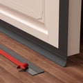 Door Seal Strip for Door Frame, 20ft Silicone Shower Glass Door Seal Strip, Door Gap Filler Bottom & Side Sealing Strip, 2 Inch Wide