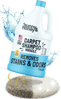 Sunny & Honey Carpet Cleaner Solution - 128 Fl Oz, Fresh Summer Scent - Deep Stain Remover & Surface Deodorizer - Pet & Rug Cleaner - Upholstery Cleaning for Machine Use