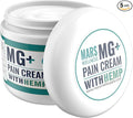 MARS WELLNESS MG+ Hemp Pain Cream (4 oz) - Magnesium & Arnica Cream - 5 Pack