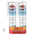 Kraken Bond Premium Kitchen and Bathroom Silicone Caulk Clear - (2x10.1 fl.oz) RTV Clear Silicone Sealant Waterproof for Kitchen, Bathroom, Shower, Sink, Anti Shrink 100% Silicone Caulking | 2 Pack