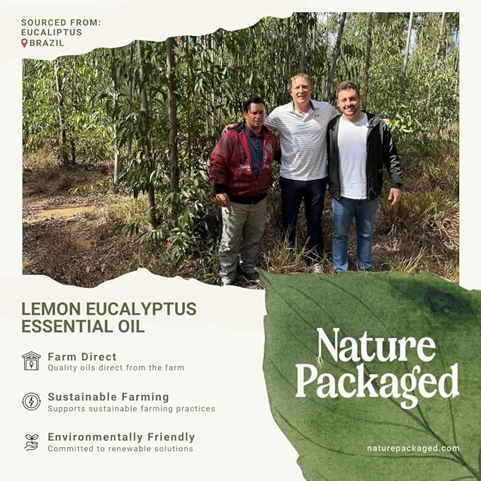 Lemon Eucalyptus Oil by Eucaliptus from Brazil - Pure Lemon Eucalyptus - 100% Pure Steam Distilled Natural Aceite de Eucalipto Limón - Aromatherapy - Premium Therapeutic Grade (22lbs)