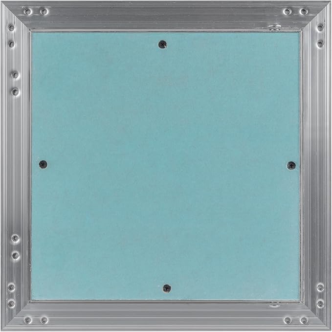 10" x 10" Drywall Access Panel – Waterproof Aluminum Frame Gypsum Hatch – Wall & Ceiling Inspection Door – Easy Install Removable Cover for Plumbing, Electrical, Utility & Ventilation Access