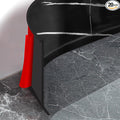 Flexible Baseboard Molding Trim 4 Inch Self-Adhesive Vinyl Wall Base Peel and Stick Cove Base Rubber Wall Baseboard Moulding Trim (20Ft, Black Stone)