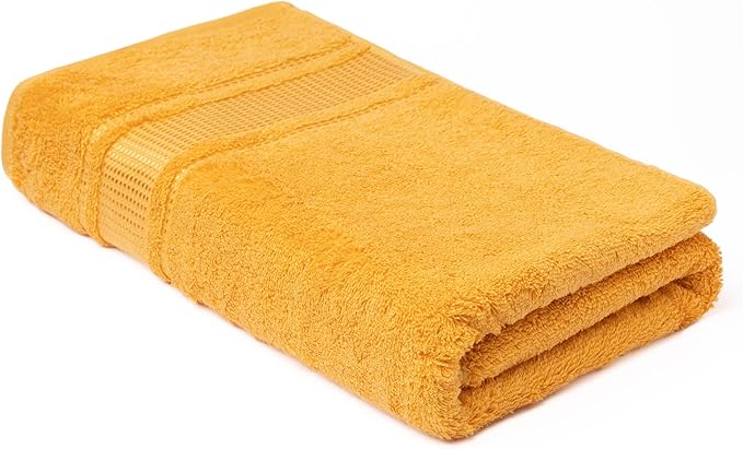 Melissa Linen, 4-Piece Washcloth, 100% Cotton Towels for Bathroom, 12 in x 12 in, Absorbent, Quick Dry, Durable and Soft, Baby Wash Cloths, Wash Rags for Kitchen, Honey Yellow