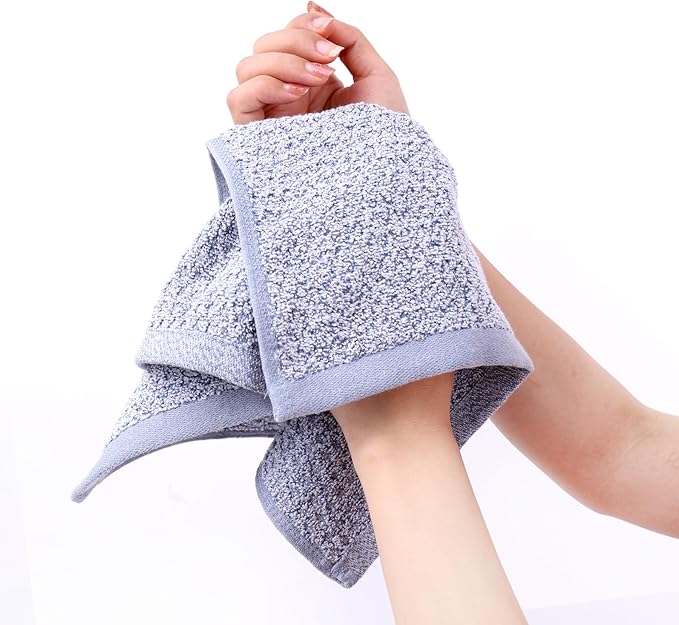 Everplush Diamond Collection 6-Piece Bath Sheet Towel Set, Soft Plush Jacquard Luxury Bath Towels,Highly Absorbent & Fast-Drying Luxury Towels Sets for Bathroom,Shower, or Spa(Dusk, Bath Sheet 6PK)