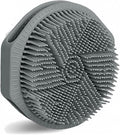 Silicone Body Scrubber, Dual Sided Bath Scalp Massager, 2 in 1 Exfoliating Loofah with 1000+ Soft Bristles, Shower Scrub Brush for Men Women, Lathers Fast Drying for All Skin Types