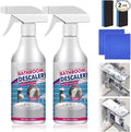Bathroom Descaler Foam Cleaner,Bubble Cleaner Foam,Bathroom Glass Descaler,All Purpose Rinse Cleaning Foams Spray For Bathtub,Toilet,Glass,Faucet(2PCS)