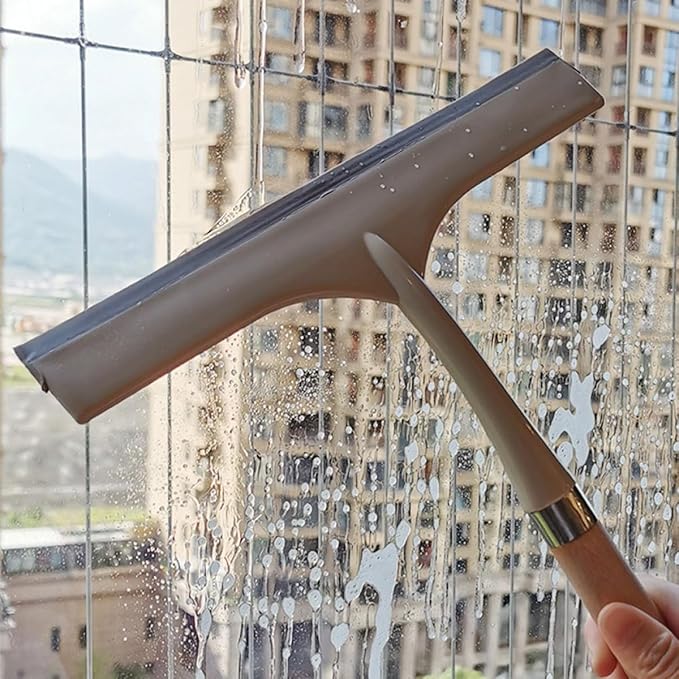 Multi-Function Wiper for Bathroom Floor and Window Cleaning Water Removal Tool for Car Windshield Practical Small Squeegee for Shower Doors and Mirrors