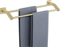 Alise Bath Double Towel Bars Towel Racks for Bathroom Lavatory,Wall Mount Towel Holder Heavy Duty SUS304 Stainless Steel Towel Hanger Towel Rail,Gold Finish,20 Inch