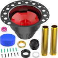 PVC Freestanding Tub Drain Kit, Bathtub Drain Rough-in Kit，Compatible with Freestanding Bathtubs, Floor Mounted Bathtubs and Island Bathtubs, with PVC Plastic Adapter and Brass Tail Pipes