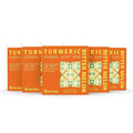 Turmeric & Bitter Melon Soap Bar (Pack of 5) – 2-in-1 Cleansing & Balancing, Cold Process Handmade Bar with Natural Botanicals, Gentle Soap for Oily Skin