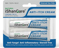 ishancare Anti Itch Cream Extra Strength, Outdoor Portable Itchy Skin Relief Cream for Bug & Mosquito Bites, Insect Bites, Poison Ivy and More Itches, Contains Skin Protecting Oatmeal 0.7oz
