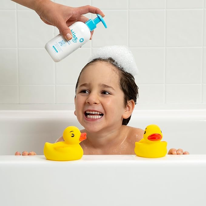 Bliss Baby Shampoo and Body Wash, Premium 2-in-1 For Babies, Toddlers & Kids, Unscented & Hypoallergenic - Gentle Baby Soap - Vegan, Hydrating For Sensitive Skin - Avocado, Shea Butter & Calendula
