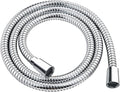 BRIGHT SHOWERS Shower Hose For Hand Held Shower Heads, 59 Inches Cord Stainless Steel Hand Shower Hose, Ultra-Flexible Replacement Part with Brass Insert, Chrome