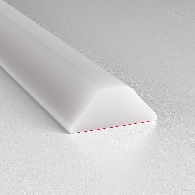 Collapsible Shower Threshold Water Dam, Shower Door Water Dam Barrier, Dry and Wet Separation Door Dam Water Stopper Kitchen Shower Threshold Silicon Water Blocker(39Inch)