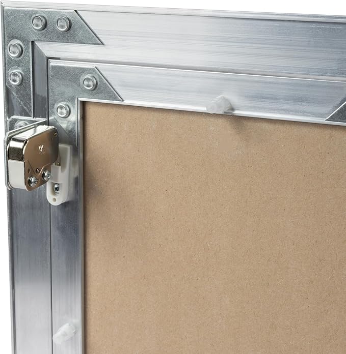 8" x 12" Inch Aluminum Drywall Access Panel - Service Shaft Door - Plumbing, Electricity, Heating, Alarm Wall Inspection hatch for Drywall - Bathroom Service Access Hole Cover