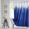 Stall Fabric Shower Curtain, Royal Blue Narrow Microfiber Cloth Shower Curtains for Bathroom, Waterproof Bathroom Small Curtains, 54" W x 72" H