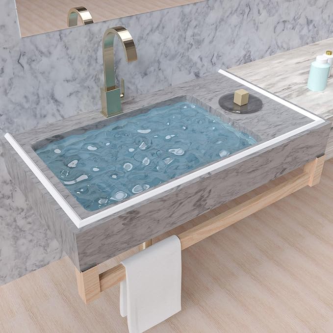 Collapsible Shower Threshold Water Dam, Shower Door Water Dam Barrier, Dry and Wet Separation Door Dam Water Stopper Kitchen Shower Threshold Silicon Water Blocker(67Inch)