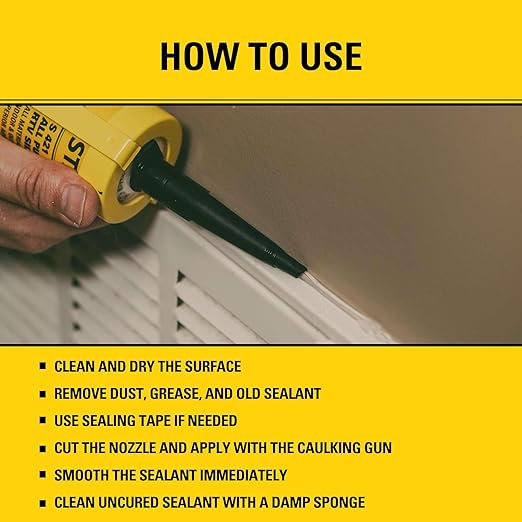 Stanley S421 All-Purpose RTV Silicone Sealant (24 x 10.1 fl.oz.) – 100% Waterproof Gray Caulk | Industrial-Grade Silicone for Kitchen, Bathroom, Shower, Window, Door, Indoor & Outdoor Use | 24 Pack