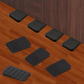 8 Pack Plastic Shims Table Wedge Black Toilet Shim, Levelers Adjustable Blocks Furniture Shims Wedges, Hot Tub Restaurant Appliance Shims for Leveling Feet, Trimmable Fix Highest Side 1/4"