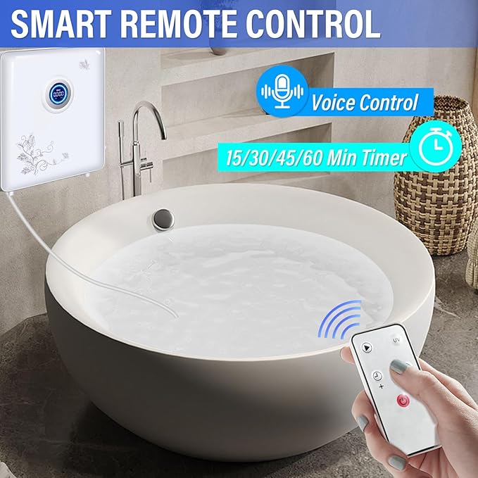 Nano Hydrogen Rich Moisturizing Bubble Bath Machine Above 4000ppd Molecular Hydrogen-Rich Water Bath Spa Bath Machine for Skin Health ﻿