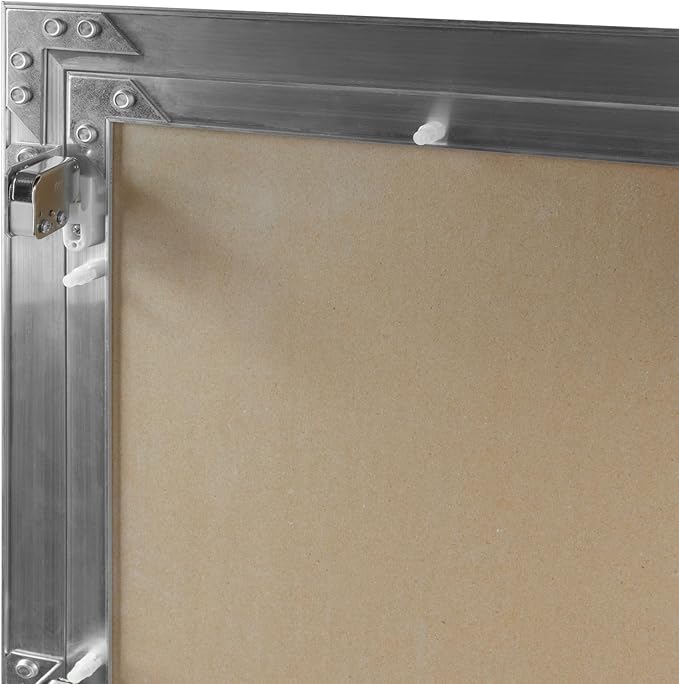 12" x 24" Inch Aluminum Drywall Access Panel - Service Shaft Door - Plumbing, Electricity, Heating, Alarm Wall Inspection hatch for Drywall - Bathroom Service Access Hole Cover