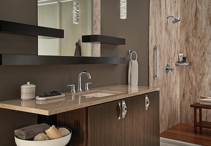 Delta 41824-RB Contemporary 24" Grab Bar with Concealed Mounting, Venetian Bronze Venetian Bronze