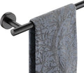JQK Oil Rubbed Bronze Towel Bar, 24 Inch 304 Stainless Steel Thicken 0.8mm Towel Rack Bathroom, Towel Holder Wall Mount, Total Length 27 Inch, TB110L24-ORB