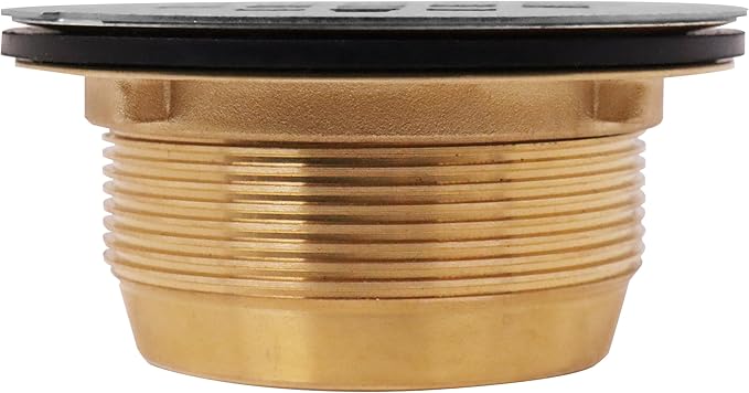 Westbrass SP6036WB-26 60" x 36" 3-Wall Shower Pan with Solid Brass Center Drain and 4-1/4" Cross Grid Brass Drain Cover, Polished Chrome