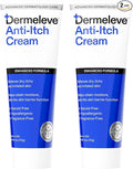 Dermeleve Steroid Free Anti-Itch Cream | Extra Strength for Psoriasis, Seborrheic Dermatitis, Viral Rash, Bug Bites, Allergy, Chronic Hives, Neuropathy (Nerve) | Full Body Itch Relief | 4 oz (2 Pack)